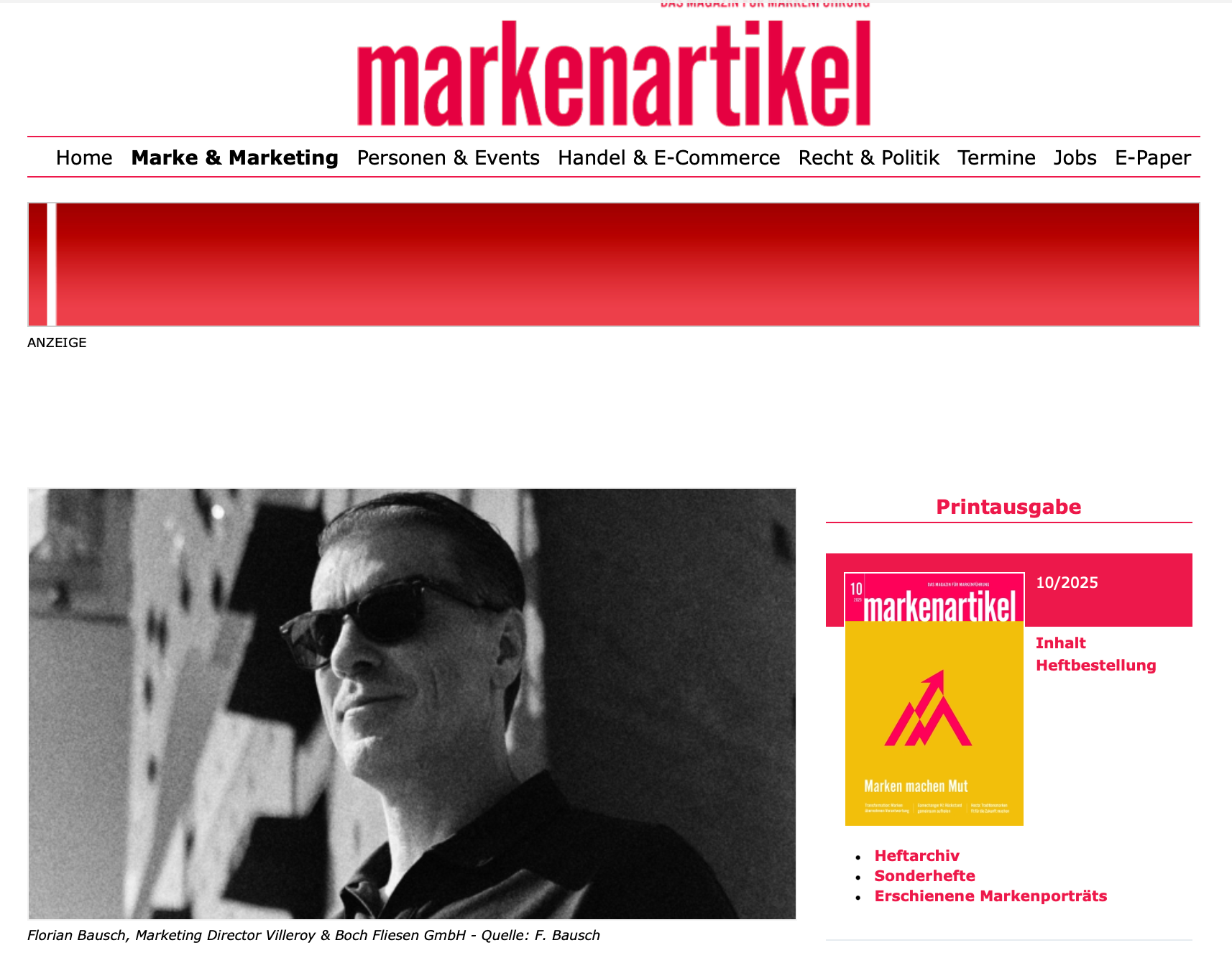 Das zweite Interview auf Markartikel.de